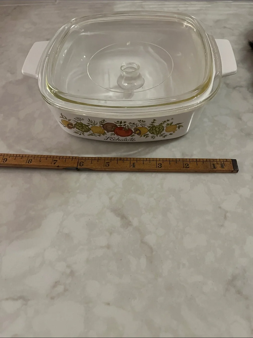 VTG Spice of Life 1 Quart Corning Ware Casserole/Baking Dish with Glass Lid